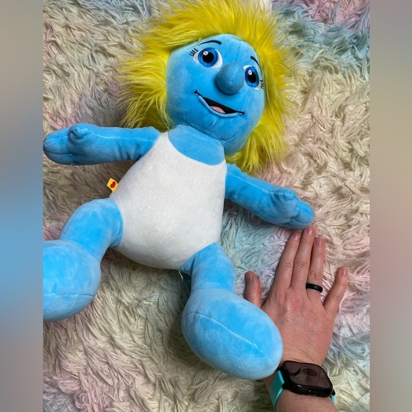 Build a Bear Smurfette plush toy - Picture 3 of 5